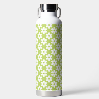 GROEN MET WITTE MARGRIETENBLOEMEN WATERFLES