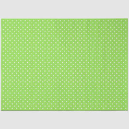 Groen Met Witte Stippen Tissuepapier