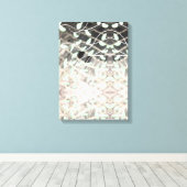 Groen met zwart canvas afdruk (Insitu (Houten vloer))