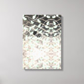 Groen met zwart canvas afdruk (Voorkant)