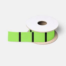 Groen Met Zwarte Strepen Satijnen Lint