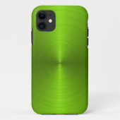 Groen metaal Case-Mate iPhone case (Achterkant)