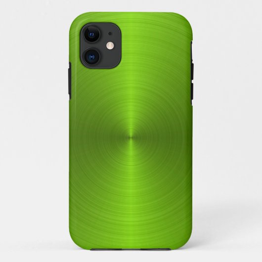 Groen metaal Case-Mate iPhone case (Achterkant)
