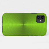 Groen metaal Case-Mate iPhone case (Achterkant (horizontaal))