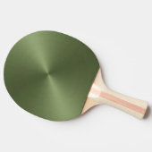 Groen metaal tafeltennisbatje (Zijkant)