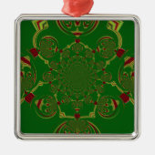  Groen Metalen Ornament (Voorkant)