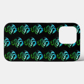Groen metallisch tragopatroon Case-Mate iPhone case (Achterkant (horizontaal))