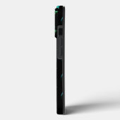Groen metallisch tragopatroon Case-Mate iPhone case (Achterkant / Links)