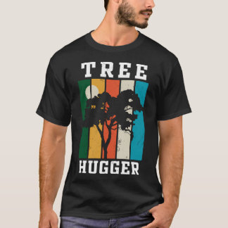 Groen Milieuvriendelijk Ontwerp - Tree Hugger Grap T-shirt