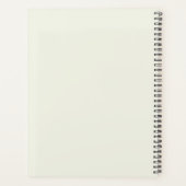 Groen milieuvriendelijk planner (Achterkant)