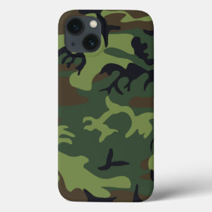 Groen militair bos camouflagepatroon Case-Mate iPhone case