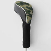 Groen militair Camouflage Patroon Golfheadcover (Schuin)