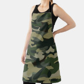 Groen militair Camouflage Patroon Schort (Insitu)