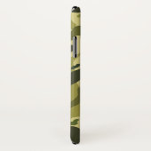 Groen militair camouflagepatroon met naam Case-Mate iPhone case (Achterkant / rechts)