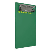 Groen Mini Klembord (Schuin)