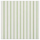Groen & Mint Cream gevoerd/Gestreept patroon Stof (Swatch)