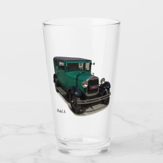 Groen model A glas (Voorkant)