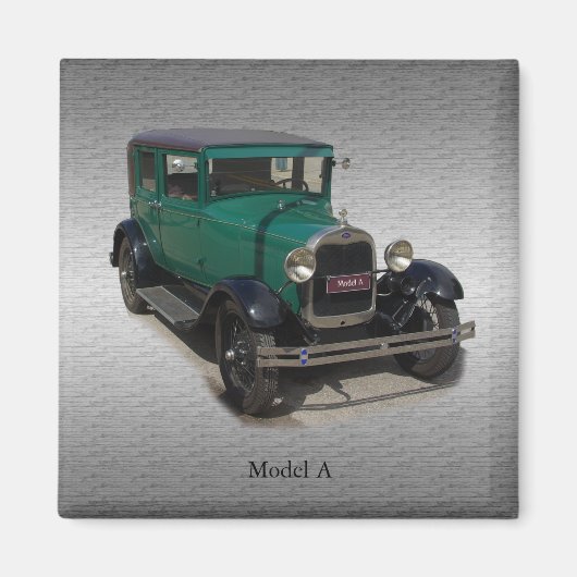 Groen model A-magneet Magneet (Voorkant)