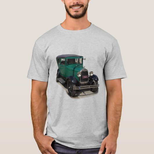 Groen model A-shirt T-shirt (Voorkant)