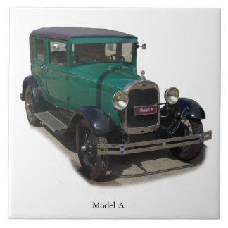 Groen model A-tegel Tegeltje