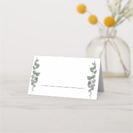 Groen Modern Bruiloft Plaatskaartje