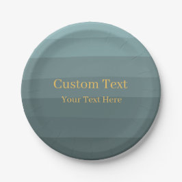 Groen Modern Classy Ontwerp Aangepaste Tekst Papieren Bordje