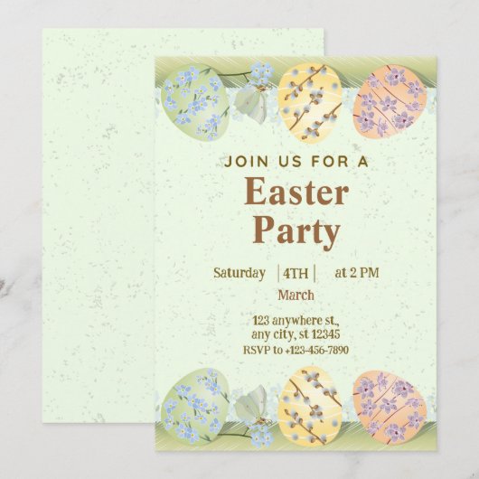 Groen Modern Creatief Esthetisch Elegant Eenvoudig Feestdagenkaart (Voorkant / Achterkant)