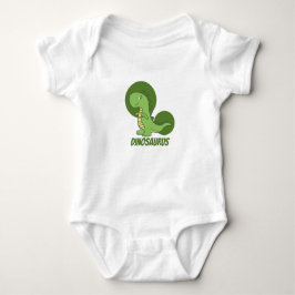 Groen Modern Dinosaurus T-shirt