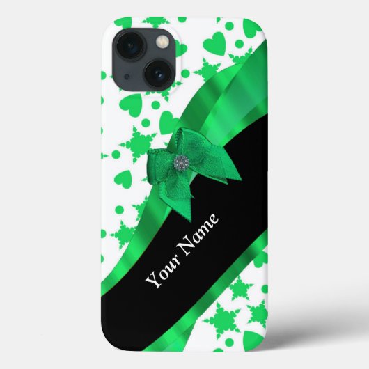  groen modern gevlekt patroon Case-Mate iPhone case (Achterkant)