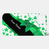  groen modern gevlekt patroon Case-Mate iPhone case (Achterkant (horizontaal))