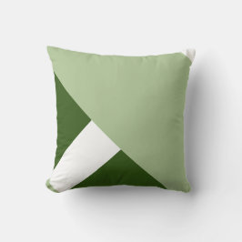 Groen Modern Kleurenblok 2 Kussen