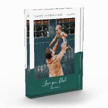 Groen | Moderne cadeaufoto van Vaderdag