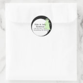 Groen moederschapsdress Ronde: label (Tas)