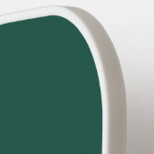 Groen monogram elegant script Emerald Green Pickleball Paddle (Links Detail)