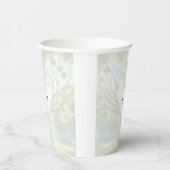 Groen Monogram Trouwpapier beker (Rechts)