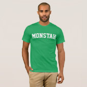 Groen "Monstah"-T-shirt T-shirt (Voorkant volledig)