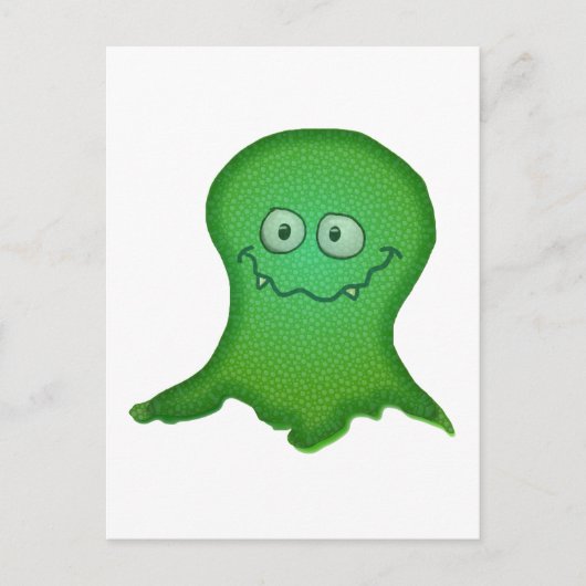 Groen monster Briefkaart (Voorkant)