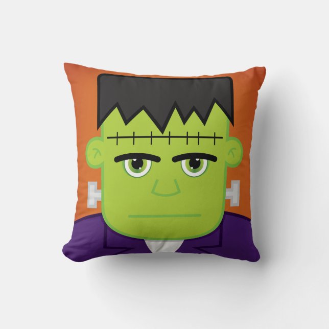 Groen monster kussen (Voorkant)