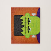 Groen monster legpuzzel (Verticaal)