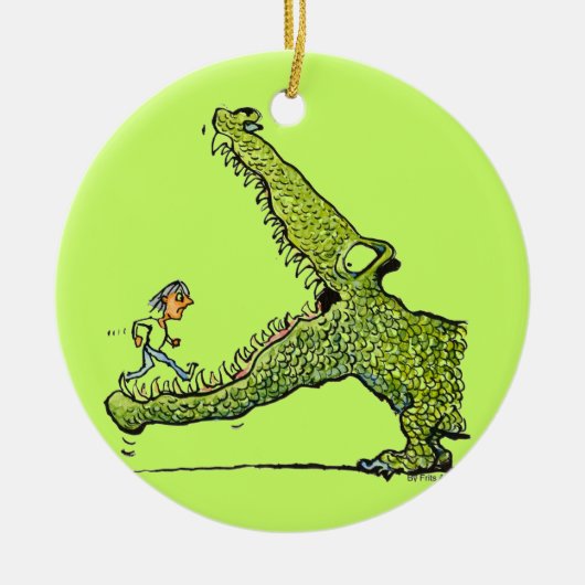 Groen monster Ornament (Voorkant)