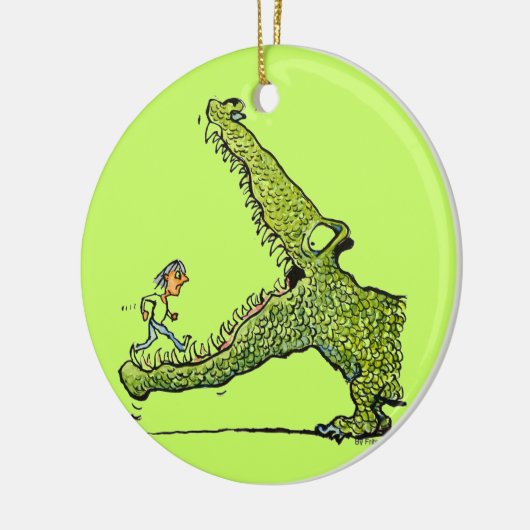 Groen monster Ornament (Links)