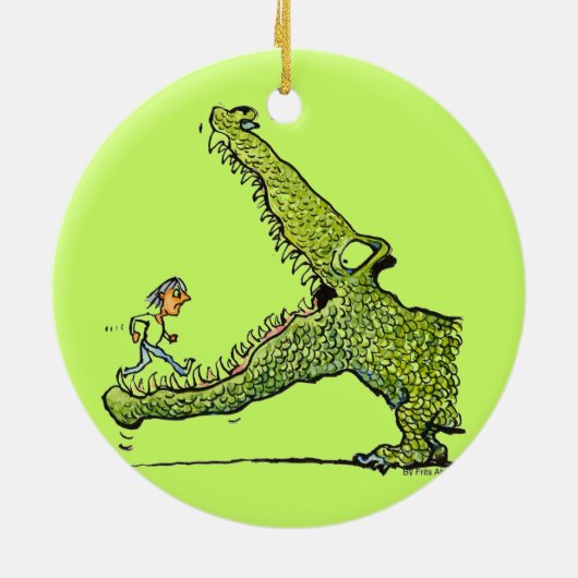 Groen monster Ornament (Achterkant)