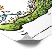 Groen monster Poster (Hoek)