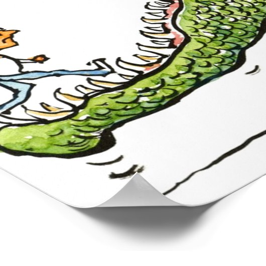 Groen monster Poster (Hoek)