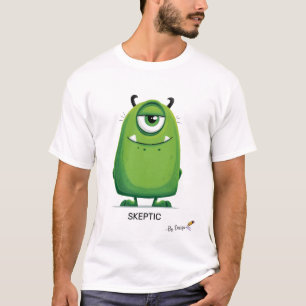 groen monster SKEPTIC - door ontwerp Leuk orig T-shirt