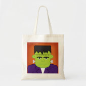 Groen monster tote bag (Voorkant)