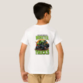 Groen Monster Truck T-Shirt Ontwerp (Achterkant volledig)