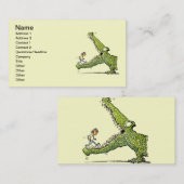 Groen monster Visitekaartje (Voorkant / Achterkant)