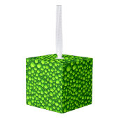 Groen Mosachtig Patroon Decoratie (Achter hoekig)