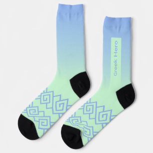 Groen naar Blauw, Grieks Patroon, Naam Sokken